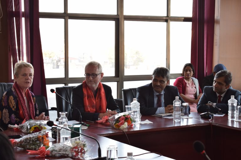 Director General of of the Norwegian Agency for Development Cooperation, Norad, Mr. Bård Vegar Solhjell visited Kathmandu University